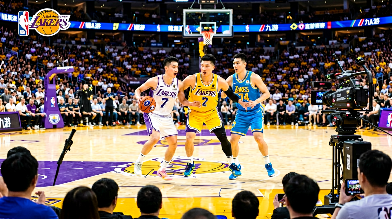 NBA常规赛-湖人vs勇士比赛现场